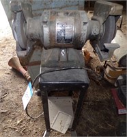 Bench Grinder on stand