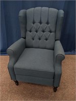 New Blue Fabric Reclining Chair