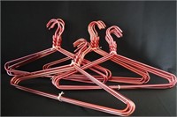 Vntg Pink Aluminum Hangers