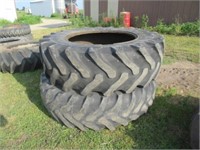 *ELLSWORTH* pair of 20.8/38 radial tires