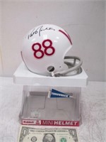 Autographed Pat Richter Wisconsin Badgers Mini