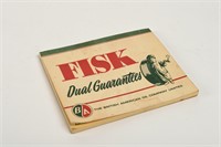 1953 B/A (GREEN/RED) FISK DUAL GUARANTEES BOOKLET