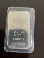 Sunshine mint 1 oz .999 fine silver bar