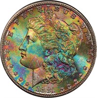 $1 1881-S PCGS MS67+ CAC NORTHERN LIGHTS