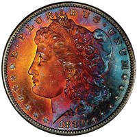 $1 1880-S PCGS MS68+ CAC NORTHERN LIGHTS
