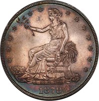 T$1 1878-CC TRADE. PCGS MS64 CAC