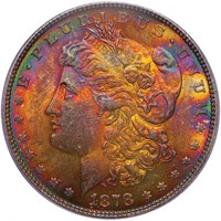 $1 1878 8 TAIL FEATHERS. PCGS MS64 CAC