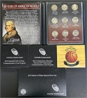 March of Dimes & Commemorative US Coin Sets