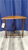 3 Leg Half Moon Wood Hall Table