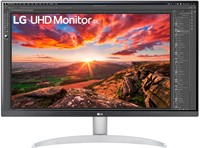 $450  LG - 27 IPS LED 4K UHD Monitor, HDR - White