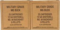 Lot of 50 Winchester MG Buck 12 Ga. Shotshells