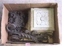 Box of Wooden Architectural Decorations