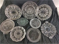 9 Glass Serving Trays
