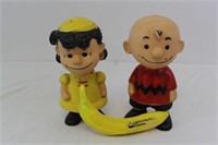 1950's Charlie Brown & Lucy Vinyl Figurines