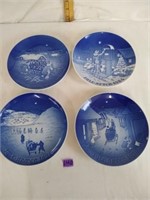 Denmark porcelain 7" Holiday plates