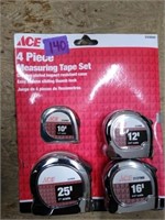 ACE 4-pc Measuring Tape Set