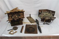 Cuckoo Clocks For Parts Or Restoration