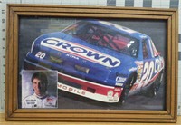 Framed Nascar #20 Rob Moroso picture