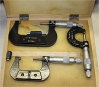 brown bearing outside micrometer set