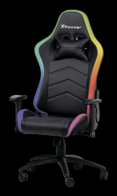 New X Rocker Strike RGB Ergonomic Adjustable Swive