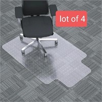 New Lot of 4, 100pointONE Office Chair Mat for Car
