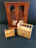 Small 2 Door Wall Hanging Cabinet And More