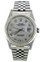Rolex 16234 Datejust 36mm Diamond Watch