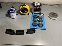 CRAFTSMAN TAPE MEASURE, MAGNETS, THERMOMETERS