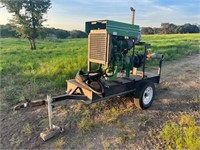 Trailer Mounted Pivot Power Diesel Pump