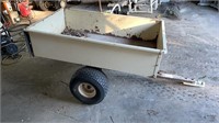 Agri Fab tilt top ATV trailer 17 ft.³