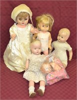 5pcs Antique Baby Dolls
