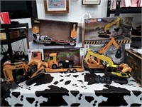 (4) Remote Controlled Large Construction Equipment