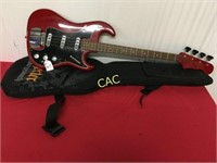 Used Burns Tri-Sonic Bass Guitar w/Soft Case