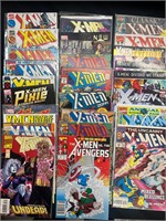 29x X-Men Comic Books