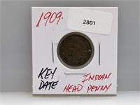 Key Date 1909 Indian Head Penny