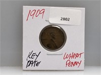 Key Date 1909 Wheat Penny