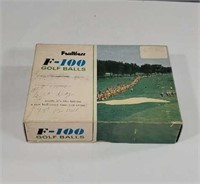 Vintage Box of One Dozen Faultless F-100 Golf