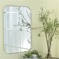 VANA NALA 22x30' Brushed Nickel Wall Mirror