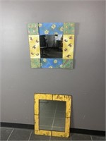 2 Decorative Wall Mirrors