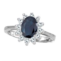 One Classic Style 14k White Gold Ring, with 1.80 c