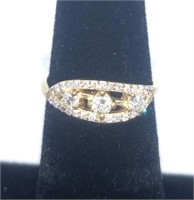 Classic Style, 14k Yellow Gold Ring, with 0.48 ctt