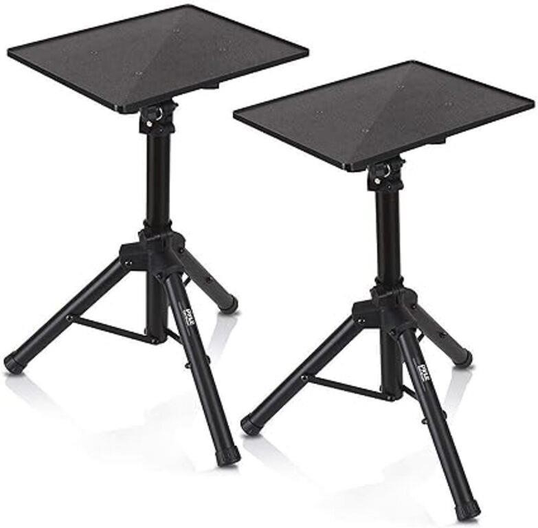 PYLE Universal Laptop Projector Tripod Stand 2 pck