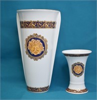 2pcs Bacchus T. Limoges Porcelain Vases
