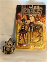 2 ITEMS XENA FIGURE & MYSTICAL SKULL