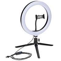 10" Ring Light with Phone Holder