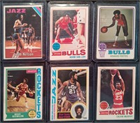 Vintage Basketball Card Lot (x6)