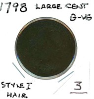 1798 Large Cent - Draped Bust Type, G-VG
