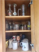 Contents of Cupboards. Glasses. Dishes. Beer