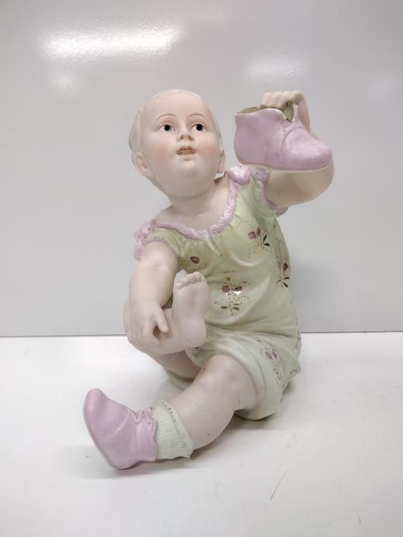 German Rudolstadt Bisque Baby Figurine