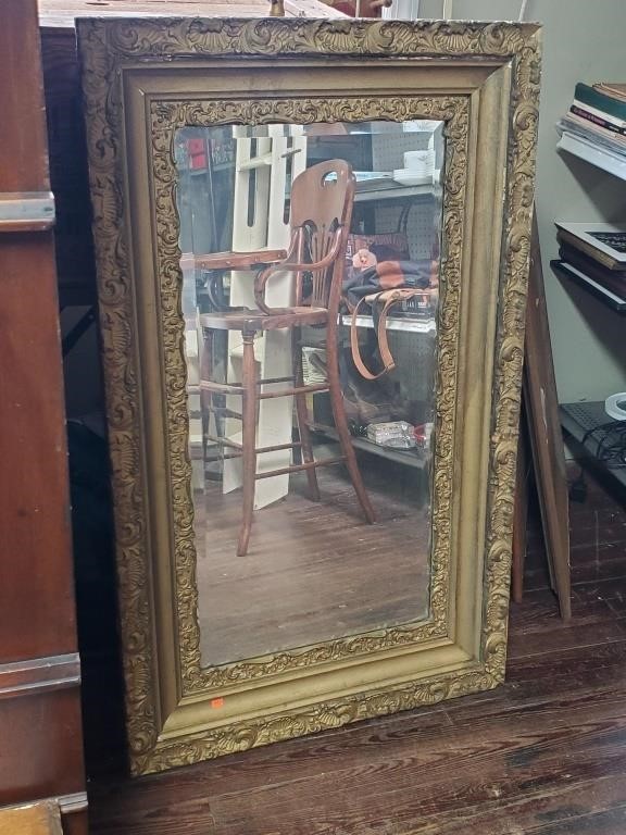 Antique  Decorative Beveled Wall Mirror